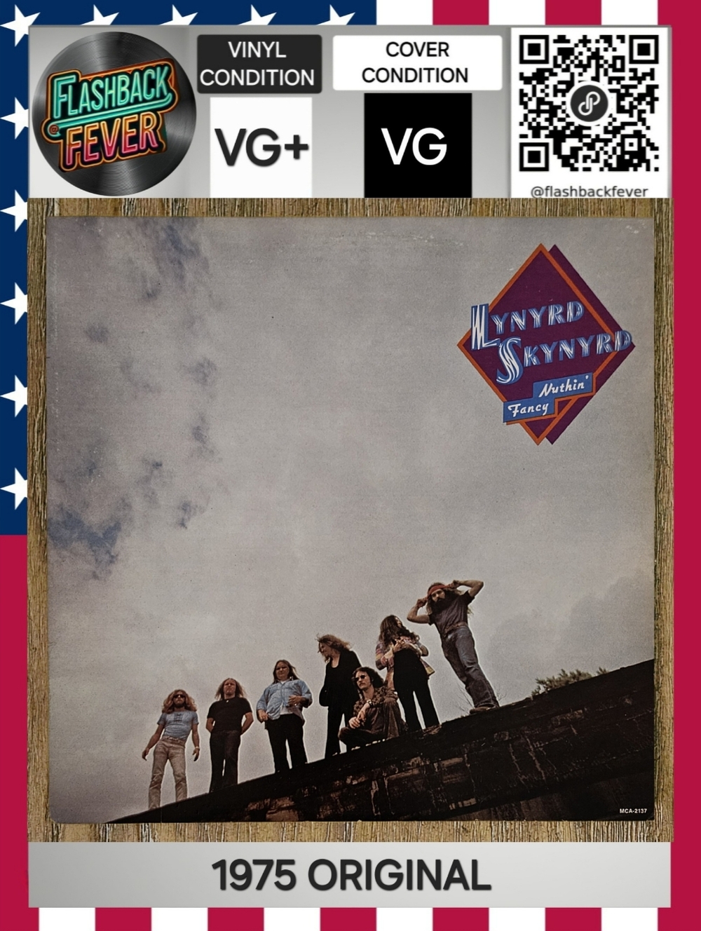 LYNYRD SKYNYRD•Nuthin' Fancy•1975 US (#MCA-2137) Pinckneyville Pressing